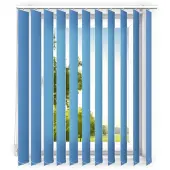 Time4blinds , Store à lamelles, 180x200 cm, Bleu Azur