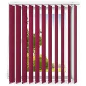 Time4blinds , Store à lamelles, 175x245 cm, Rouge Bourgogne