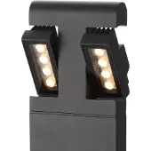 LumenXL Lampe d'extérieur sur pied avec spots inclinables - Jente