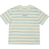 s.Oliver T-Shirt crème / azur / bleu clair / noir