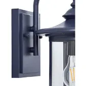 LINDBY Luminaires d'extérieur , Zayn, dimmable, Bleu, Balcon, Aluminium, Ancien