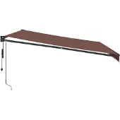 vidaXL Store automatique brun 450x300 cm