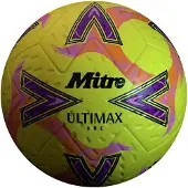 Mitre Ultimax One 26 Football Ball Jaune 5