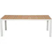 Ebuy24 Noah table de jardin 205x90 cmReproduction teck.
