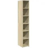 vidaXL Highboard chêne Sonoma 30x41x185 cm Matériau dérivé du bois