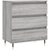 vidaXL Sideboard Gris Sonoma 60x35x70 cm Bois composite