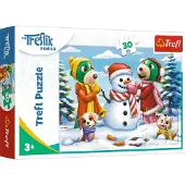 Trefl Casse-tête 30 éléments Jeux d'hiver des Trefliks 18300