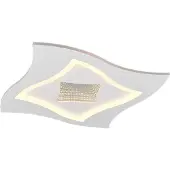 TRIO Luminaires Plafonnier KLINT BHT 50x6x50 cm blanc Plafonnier