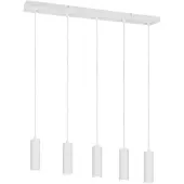 TRIO Suspension 5 lumières Soka blanc