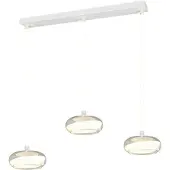 Valotorni Lampe pendante à 3 lumières Tarsia Blanc