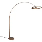 TRIO Lampe de pied Amador marron moka