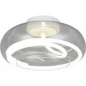 TRIO Lampe de plafond à design Tarsia blanc Ø 40cm