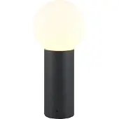 TRIO Lampe de jardin sphérique 40 cm Mures anthracite