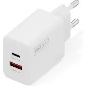 Digitus USB-Ladegerät 20W, 1x USB-C, 1x USB-A weiß