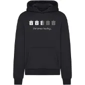 Merchcode Christmas Gifts Loading Fluffy Hoodie Noir 3XL Homme