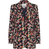 Ichi Blazer bleu foncé / gris clair / vert / rouge