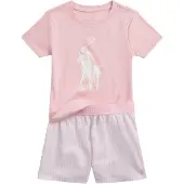 Polo Ralph Lauren Acc Set rose / blanc