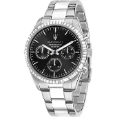 Maserati Montre à affichage analogique argent