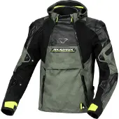 Sonstiges Veste textile imperméable Macna Bradical Camo pour moto, vert/camouflage, M