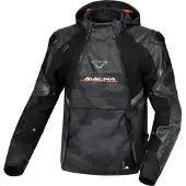 Macna Bradical pour hommes Veste textile Noir/Camouflage 2XL