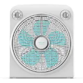 Cecotec Ventilateur sur pied PowerBox 6000, avec minuterie. 50 W, 5 pales de 30 cm de diamètre, 3 vitesses