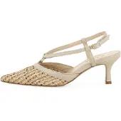 Evita Escarpins à bride arrière 'PERLA' beige clair