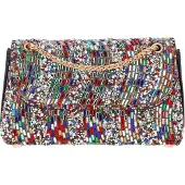 Faina Sac bandoulière mélange de couleurs / noir