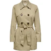 ONLY Manteau mi-saison 'ONLValerie' beige / marron