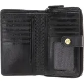 Chiemsee porte-monnaie Antwerp Wallet with Flap Black noir