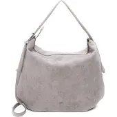 Fritzi aus Preußen sac à épaule sac à épaule bandoulière Soft Suede Leja Hobo Stone gris