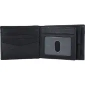 Fossil porte-monnaie Neel Large Coin Pocket Bifold Black noir