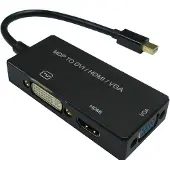 Value Valeur 12993154 0,1 m Mini DisplayPort DisplayPort + DVI + HDMI Noir