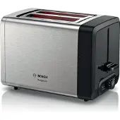 Bosch Designline Toaster 2 Slots Argenté One Size / EU Plug 220V