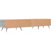 vidaXL Armoire TV Gris Sonoma 150x36x30 cm Bois composite