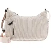 Mandarina Duck Hunter Velvet Hobo Medium Exp Shoulder Bag Beige