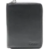 Esquire porte-monnaie Silk 02 Zip Around Wallet Black noir