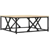 vidaXL Table basse chêne Sonoma 70x70x30 cm Bois composite