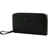 Lacoste Cuir porte-monnaie City Court Zip Wallet Noir