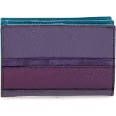 Gabs Cuir porte-monnaie GMONEY14 Ruga Hokusai Black Iris violet foncé