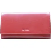 Esquire porte-monnaie New Silk Ladies Long Wallet Red rouge foncé