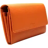 Esquire Cuir porte-monnaie Peru Ladies Purse Orange