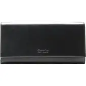 Esquire porte-monnaie New Silk Ladies Long Wallet Black noir