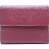 Esquire Cuir porte-monnaie Deer Cardsafe Wallet Red rouge foncé