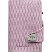 Tru Virtu Portefeuille Click & Slide Rhombus Rosé/Argent