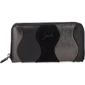 Gabs Cuir porte-monnaie GMONEY17 Momu Scultura Nero noir