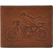 Fossil porte-monnaie Bronson Bifold Cat Medium Brown brun