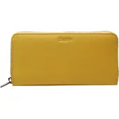 Esquire Cuir porte-monnaie Viktoria Zip Around Wallet Yellow jaune