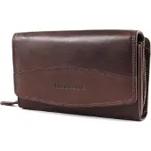 Bruno Banani Cuir porte-monnaie Lavato Wallet with Flap Brown brun