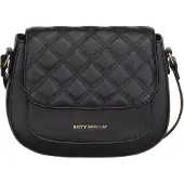 Betty Barclay sac à épaule bandoulière Flap Bag Black noir