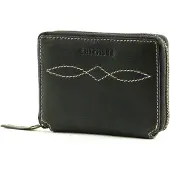 Chiemsee Cuir porte-monnaie Leather Wallet Black noir